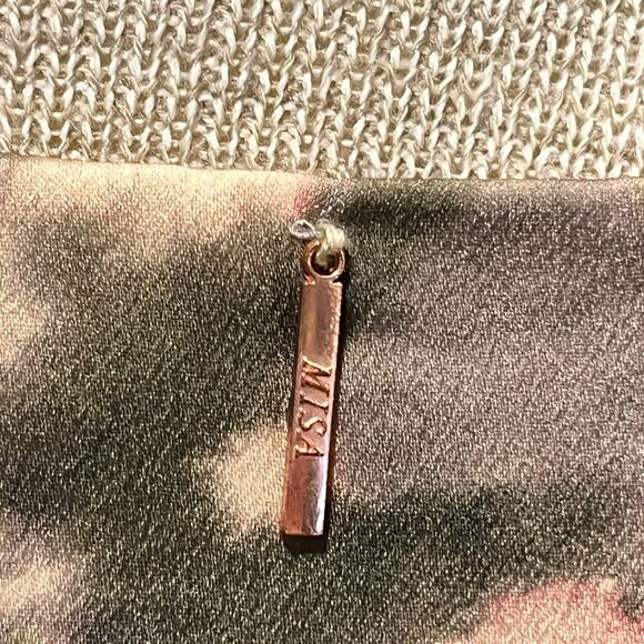 Womens Size XS MISA Los Angeles Lilah Dress Pink Green Spring - Picture 8 of 9